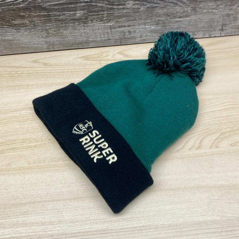 Minnesota Wild Hat Cap Beanie Green Black Adult Hockey League NSC Super Rink NHL